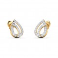 Diamond Stud Drop Earring